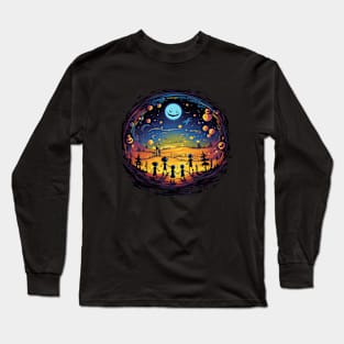 Party at Halloween  night Long Sleeve T-Shirt
